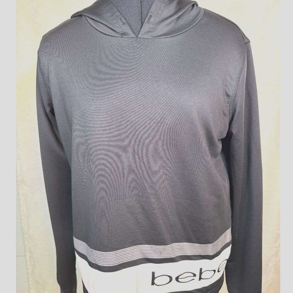 bebe sport hooded sweatshirt Black Size M